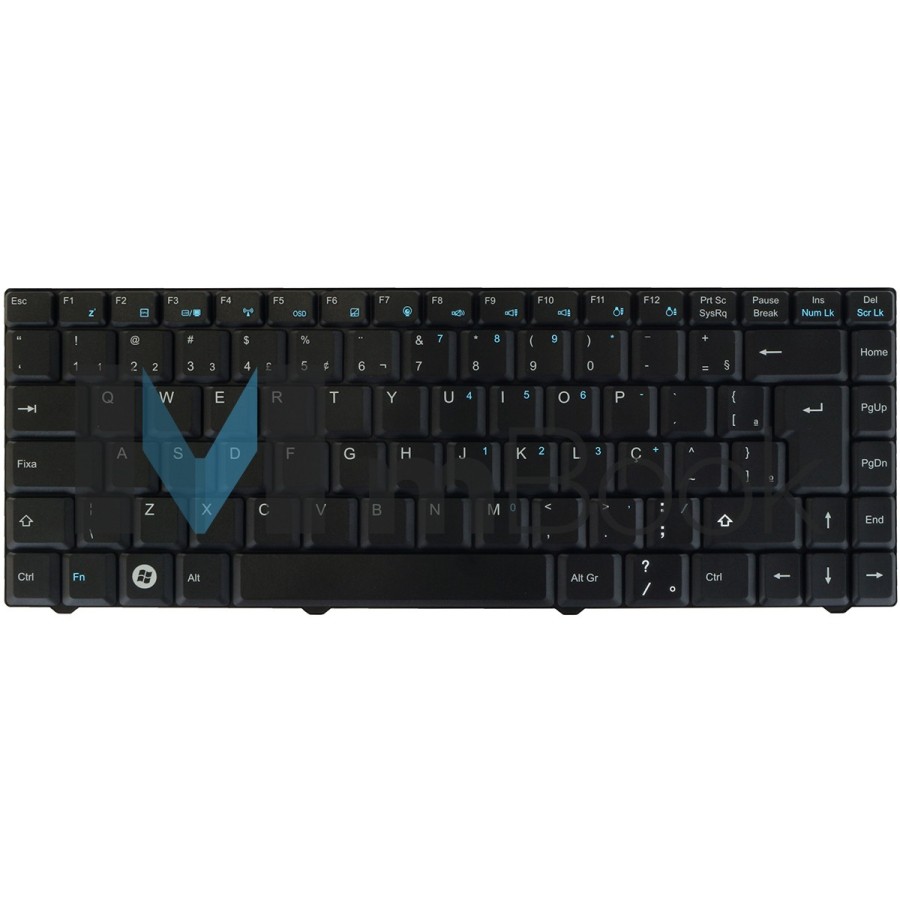 Teclado Intelbras I210 I211 Cce W98 W52 K020628k1 Com Ç