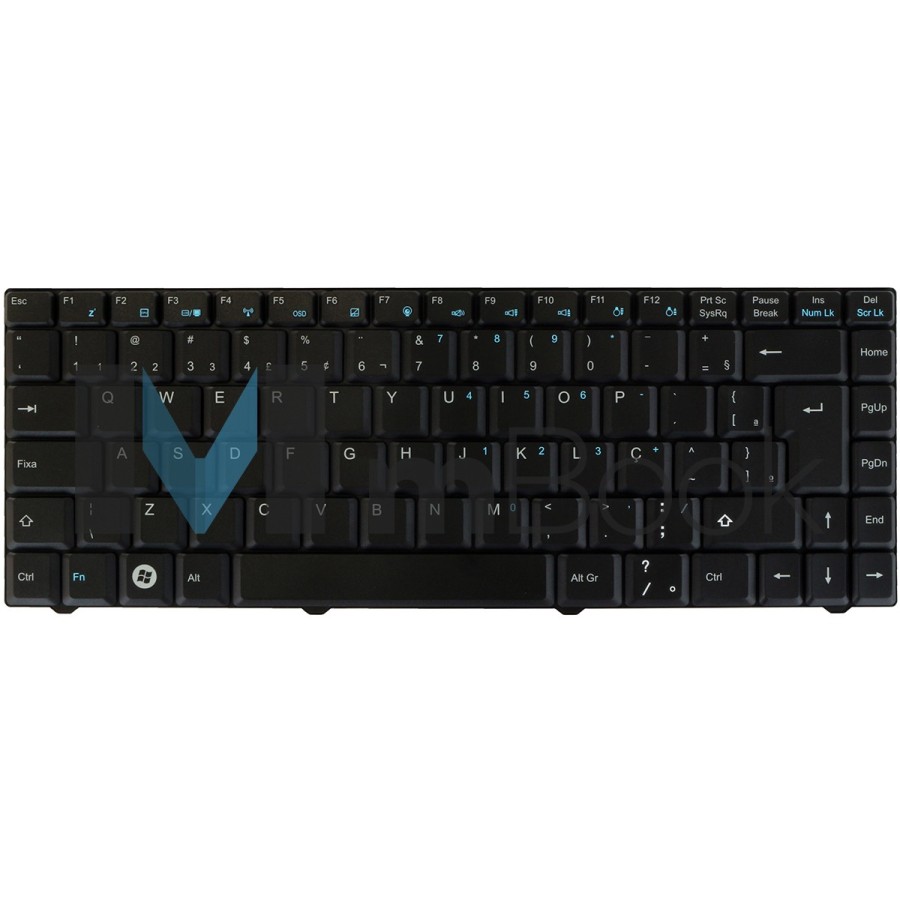 Teclado Intelbras I210 I211 Cce W98 W52 K020628k1 Com Ç