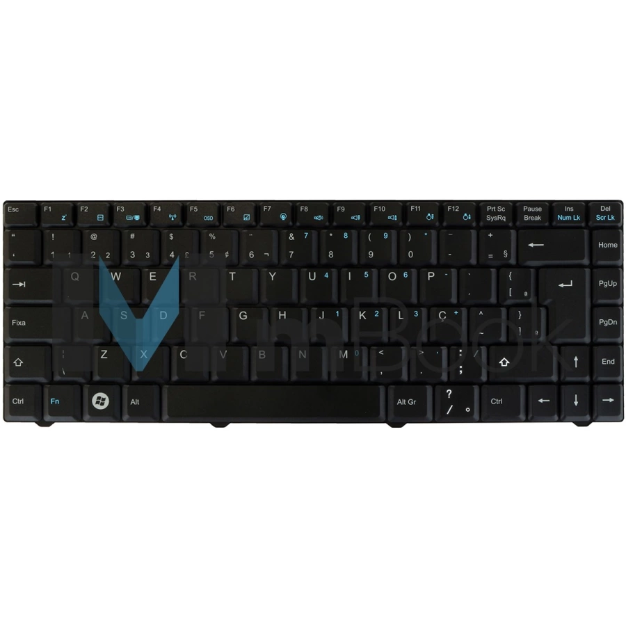 Teclado Intelbras I210 71gu41414-00 71gu41414-10 K020828j1