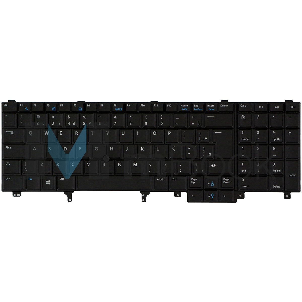 Teclado Dell Pk130fh1d00 Nsk-dw2bc 07t431 06vf0n Br Com Ç, 