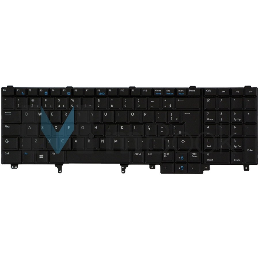 Teclado Dell Pk130fh1d00 Nsk-dw2bc 07t431 06vf0n Br Com Ç