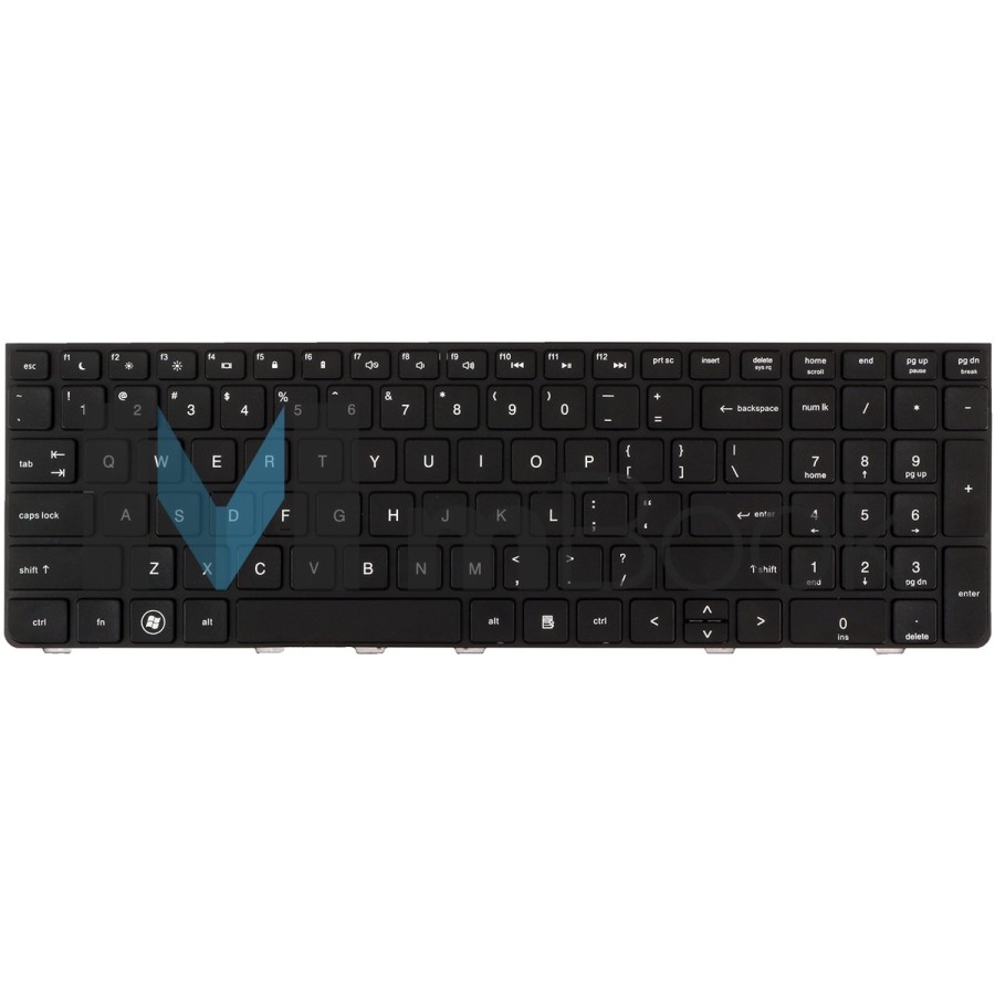 Teclado HP Probook 646300-001 9Z.N6MSV.001 MP-10M13US-930 US