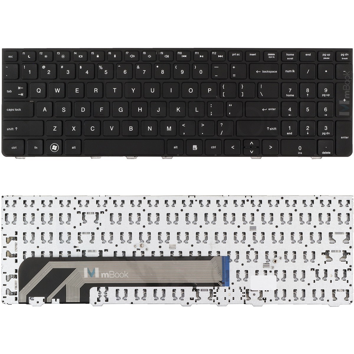 Teclado para HP Probook 638179-001 638179-161 646300-161 US, 