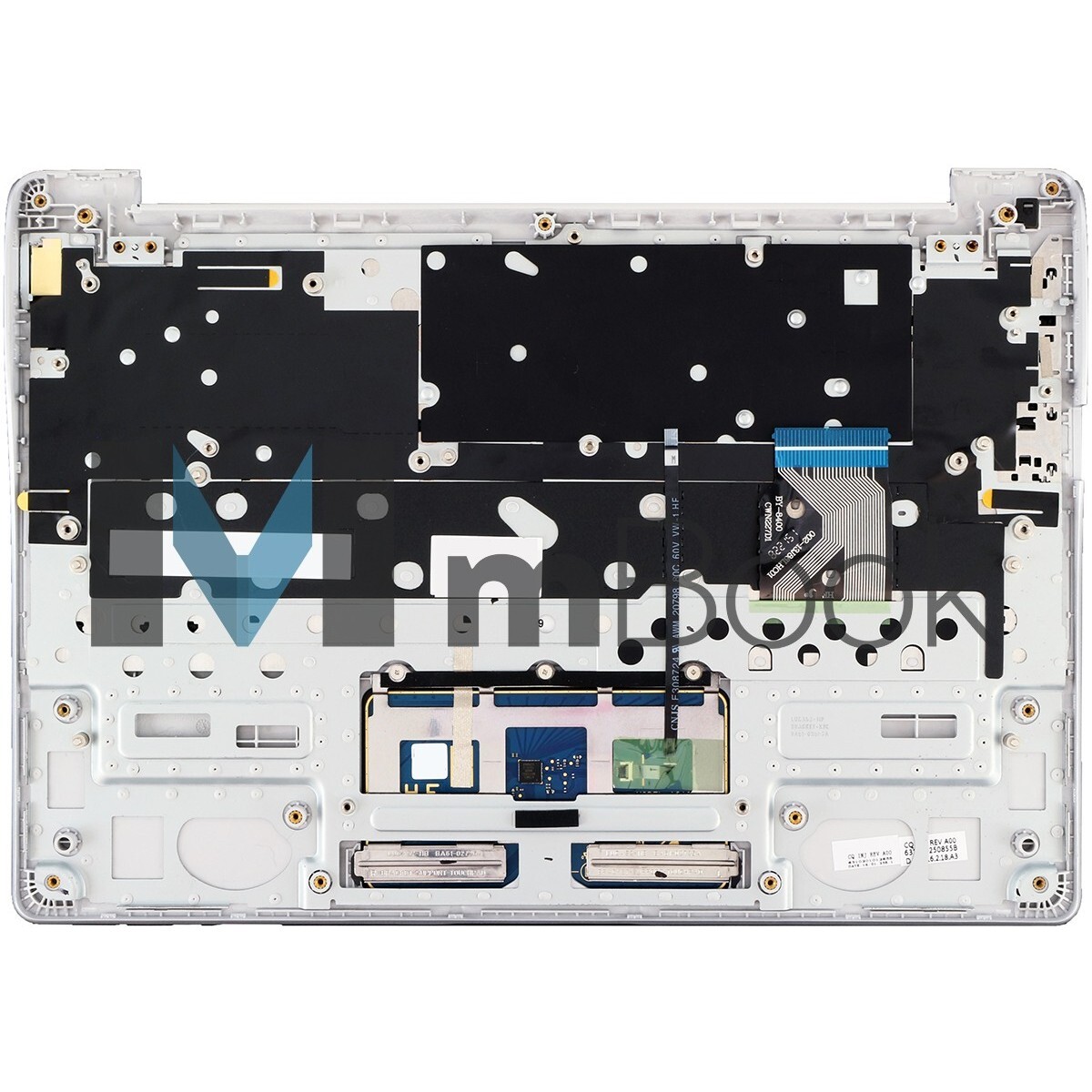 Teclado Palmrest Topcover para Samsung Chromebook Xe500c12, 