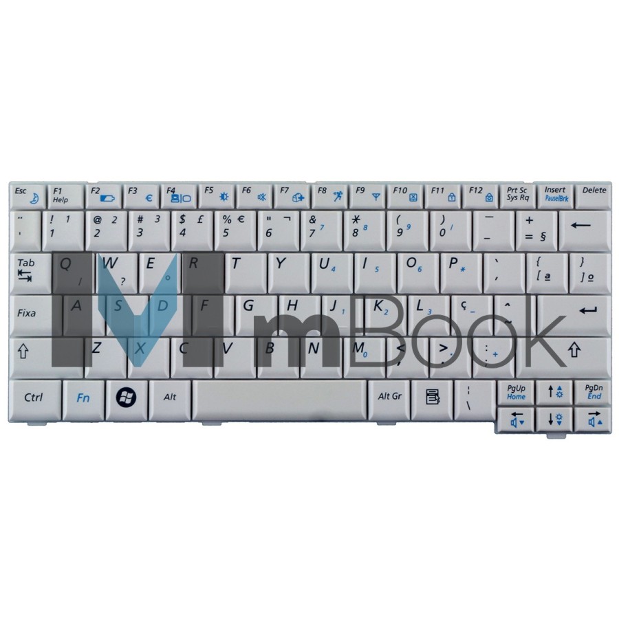 Teclado para Samsung N143 N145 Nb30p Nc10 Nc310 Branco, 