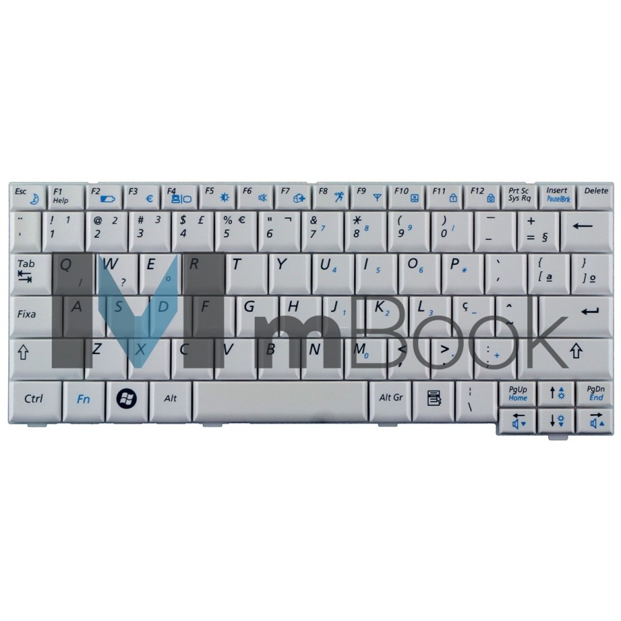 Teclado para Samsung N143 N145 Nb30p Nc10 Nc310 Branco, 