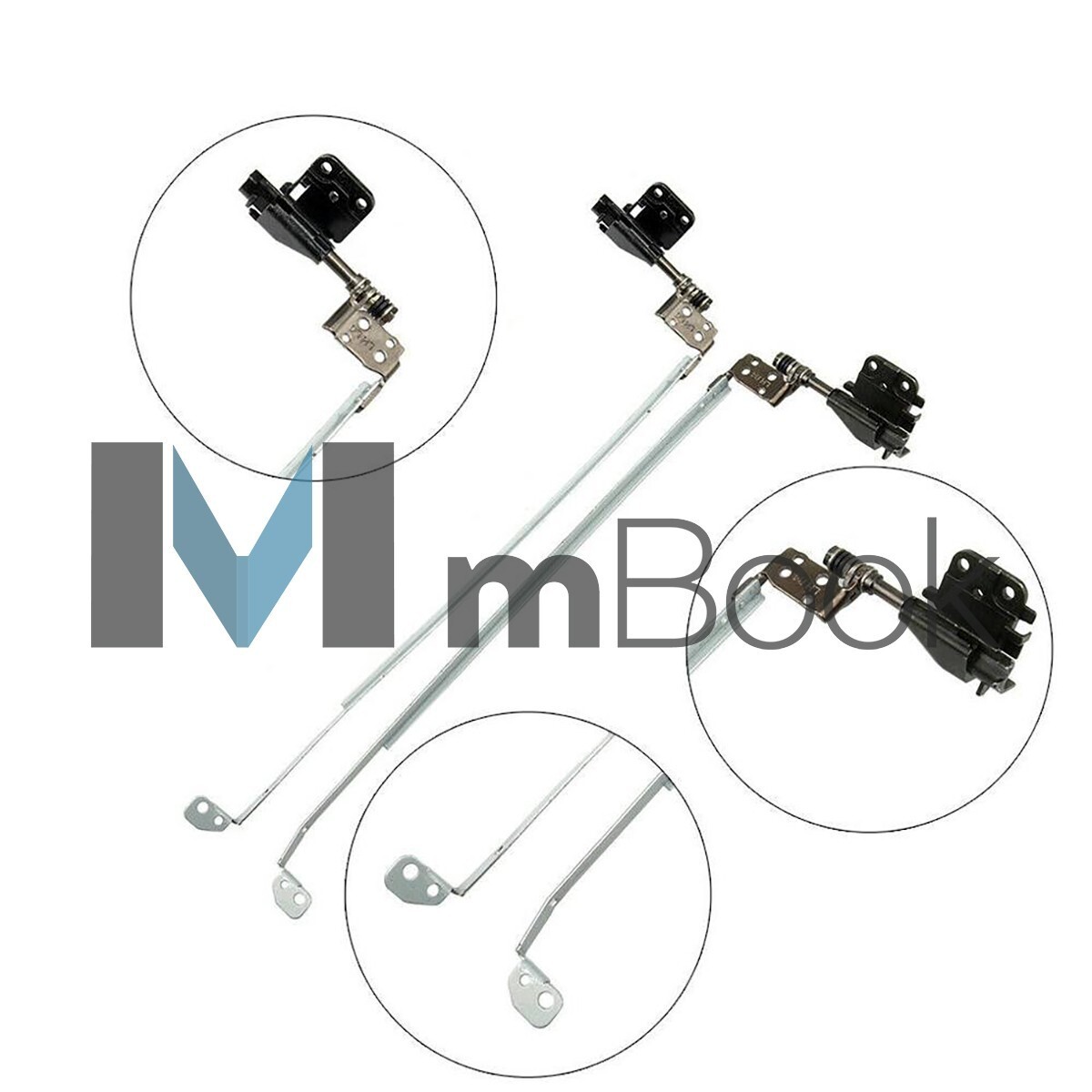 Dobradiça para Dell Inspiron 34.41p01.xxx 34.41p02.xxx, 