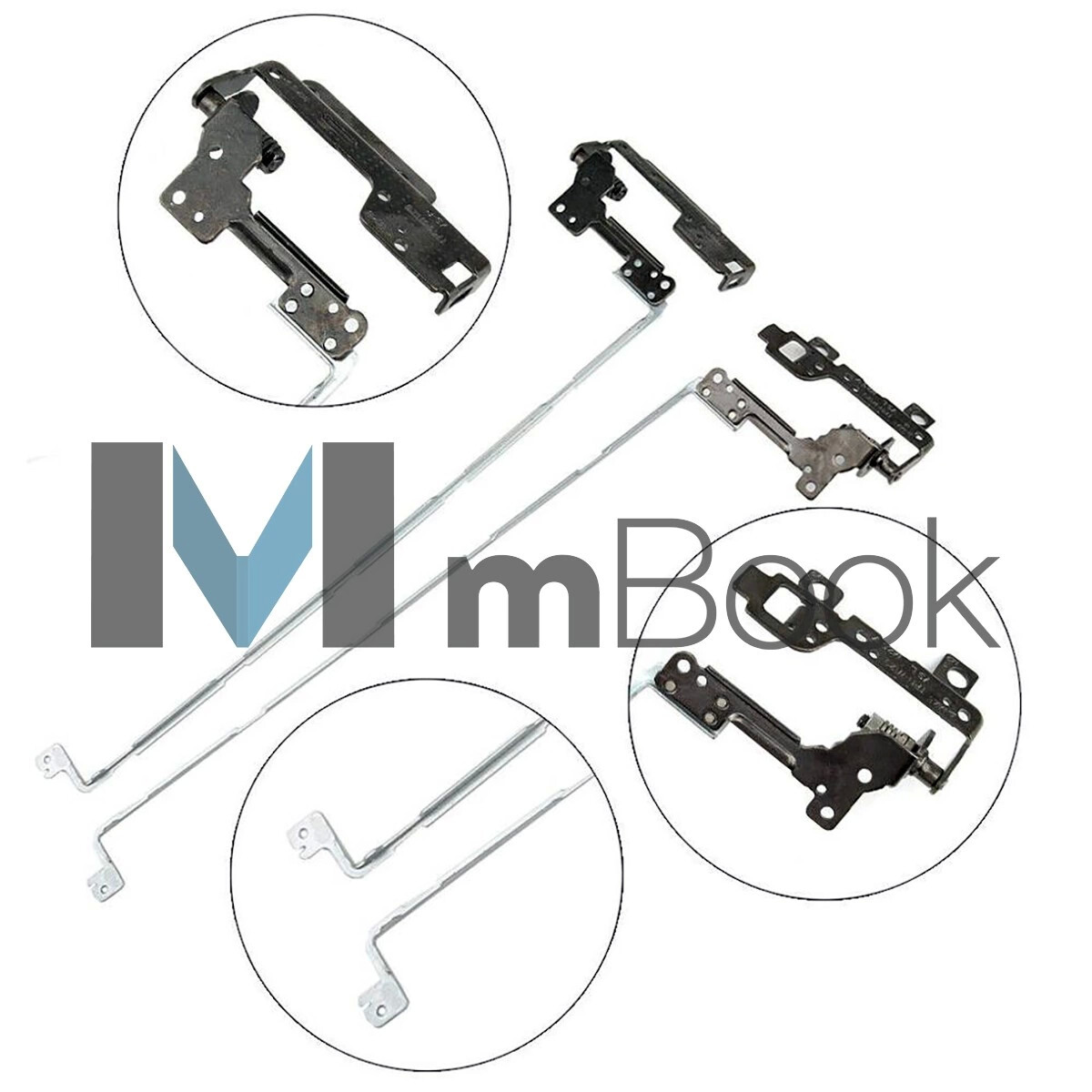 Dobradiça para HP Pavilion 17-ak072cl 17-ak074cl 17-ak076cl, 