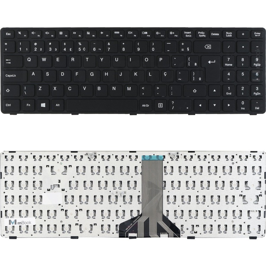 Teclado para Lenovo Ideapad 100-15ibd Lcm15h23 Br Ç