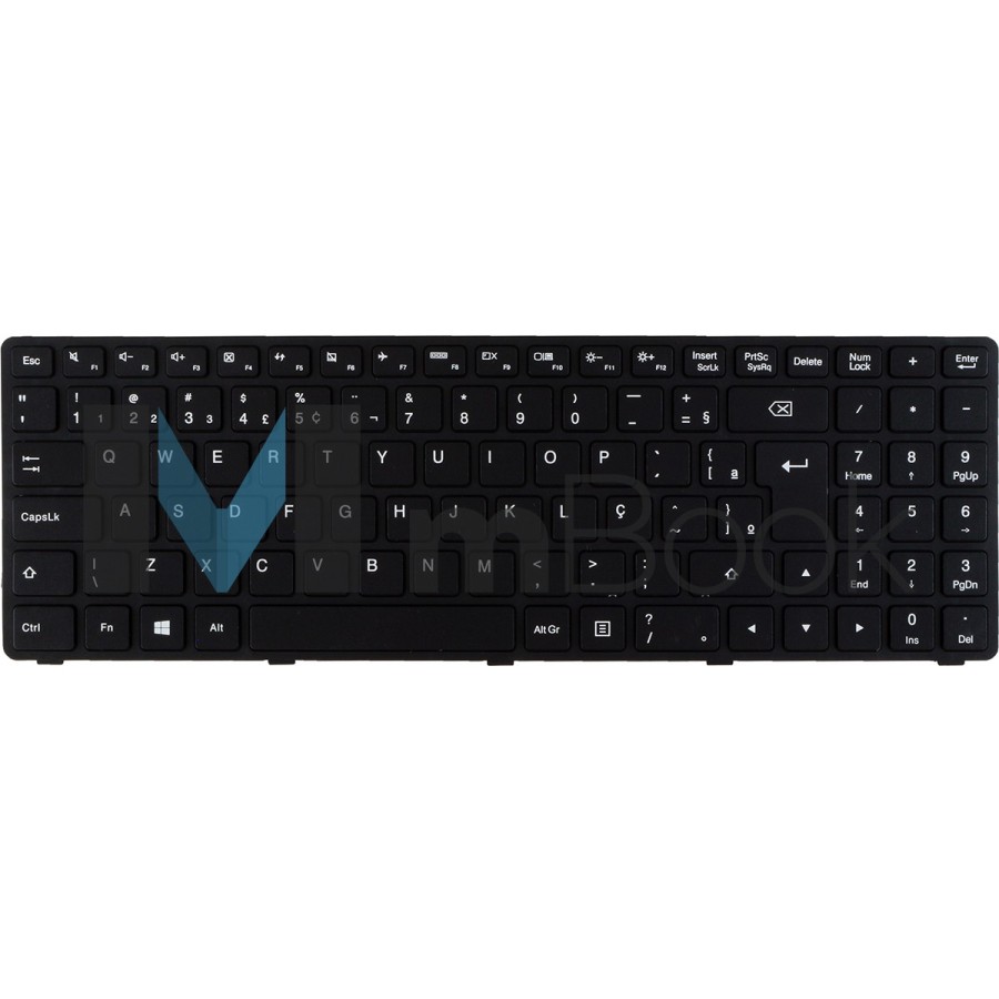 Teclado para Lenovo Ideapad 100-15ibd Lcm15h23 Br Ç