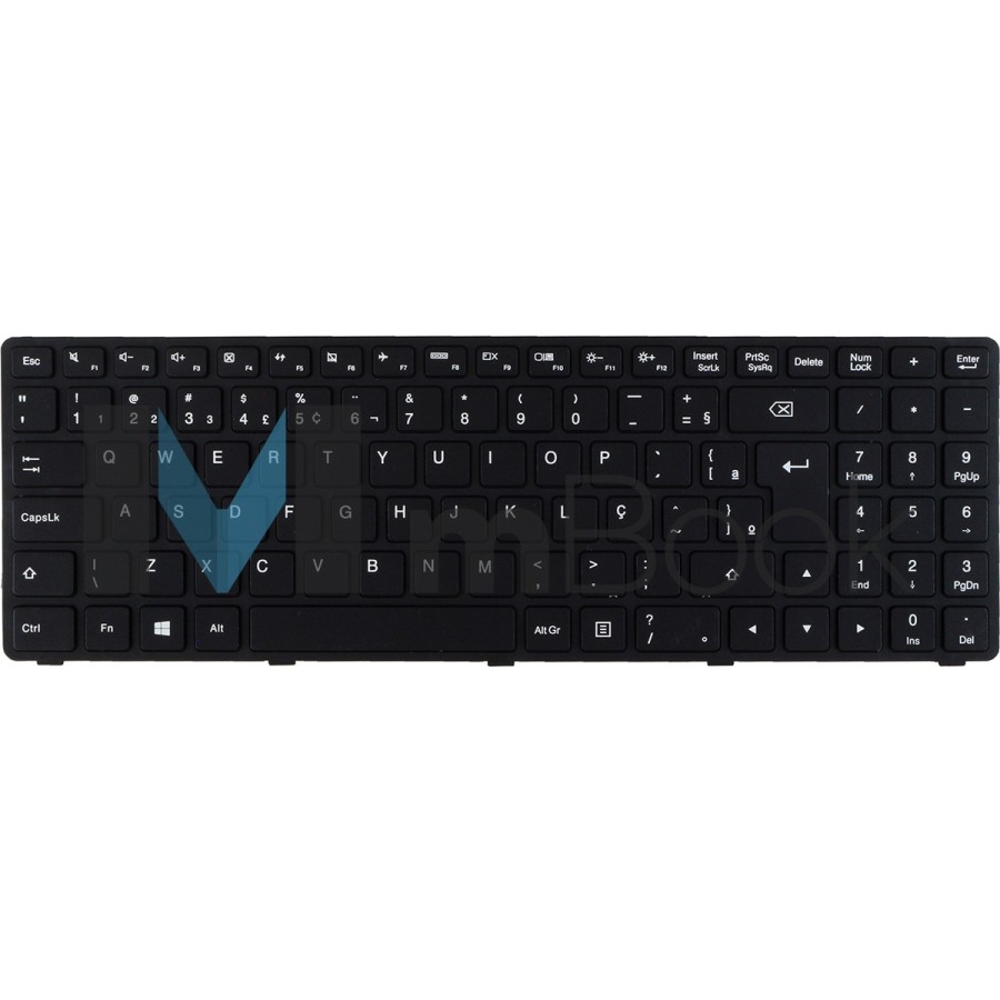 Teclado para Lenovo Ideapad 100-15ibd Sn20j78609 6385h Br Ç