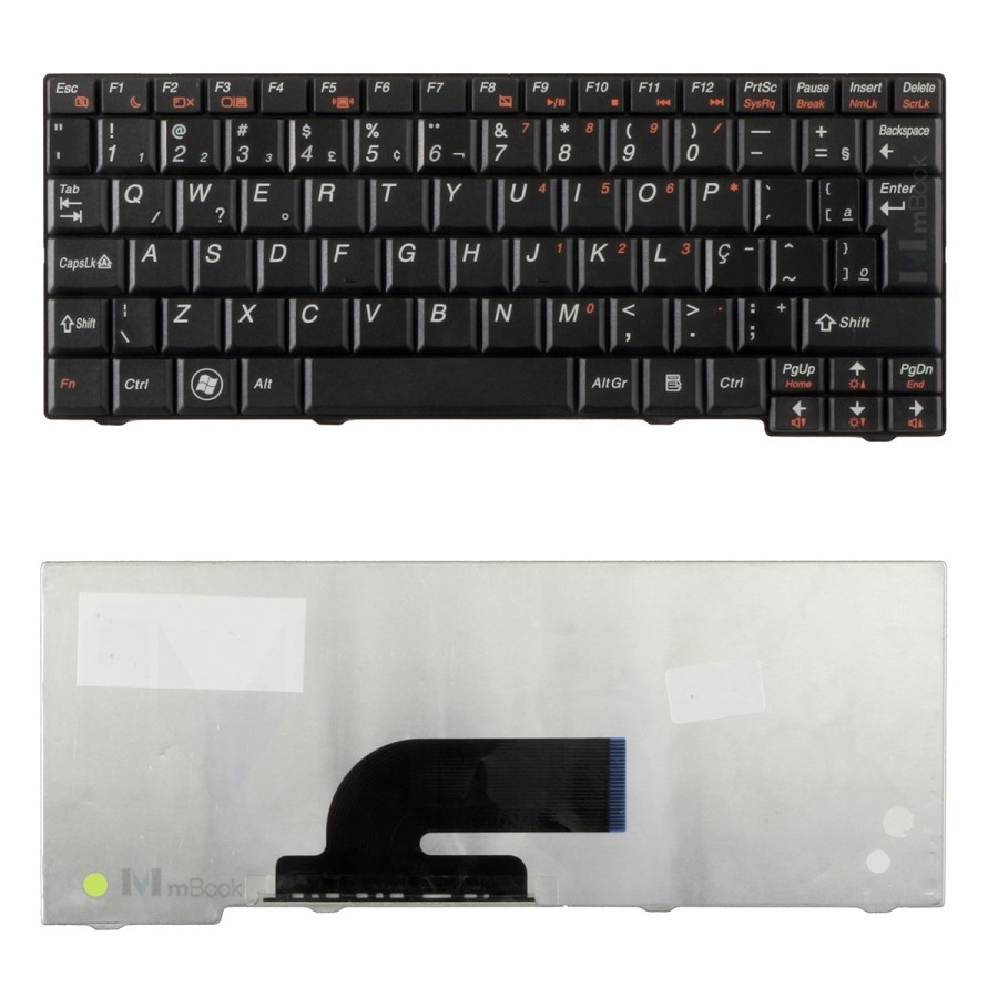 Teclado para Lenovo S10-2 V103802ak1 Pk1308h3a65 Preto
