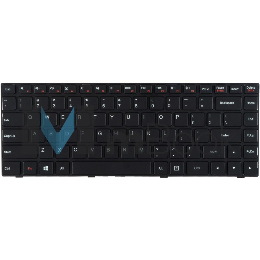 Teclado para Lenovo Ideapad 100-14iby 80r7 Padrão Us