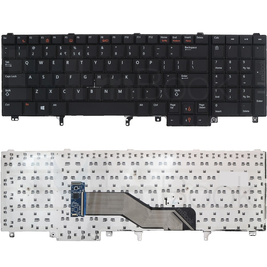 Teclado Dell Latitude MP-10H1 02PJKW 0WG3DV Padrão US