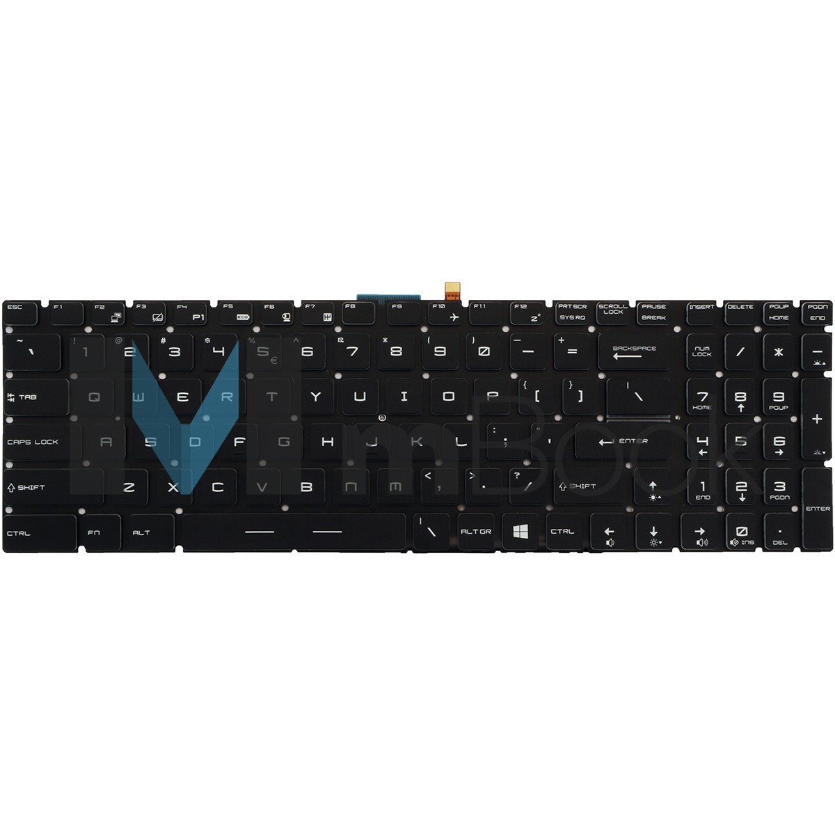 Teclado MSI CX62 7QL , CX62 , CX72 7QL, 