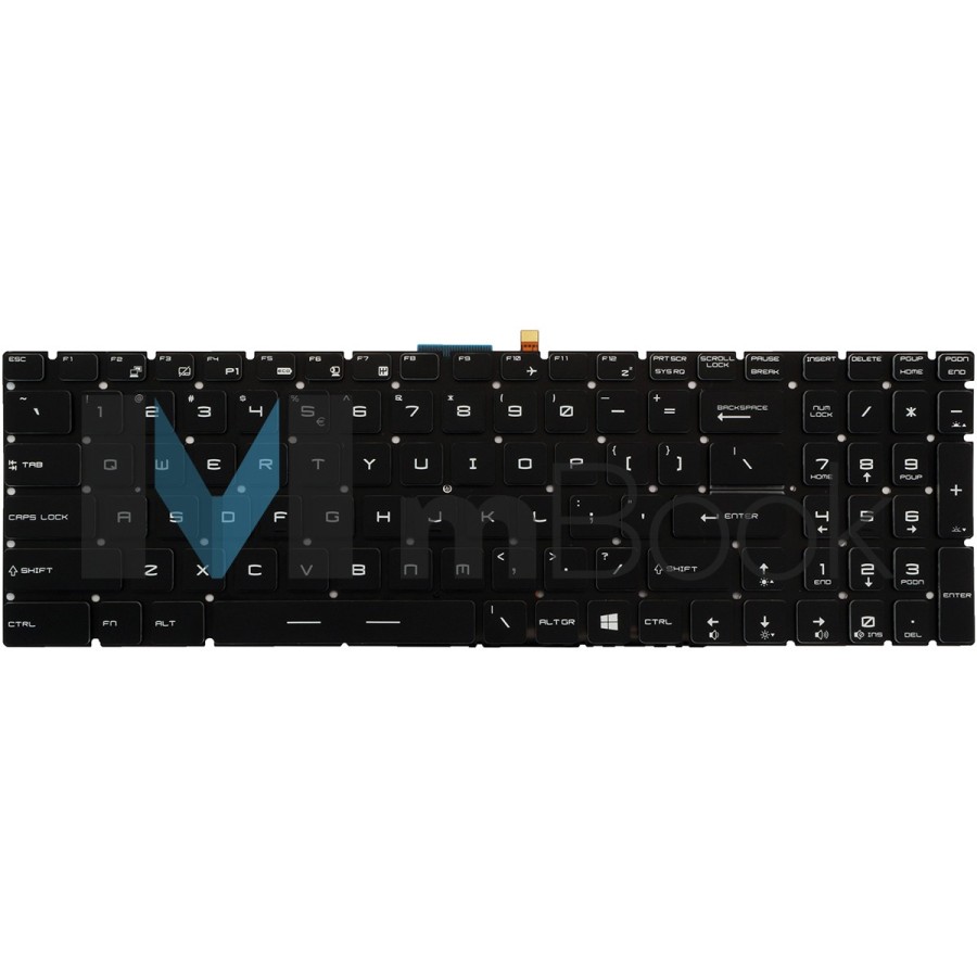 Teclado MSI CX72, GE62 2QD, GE62 2QE