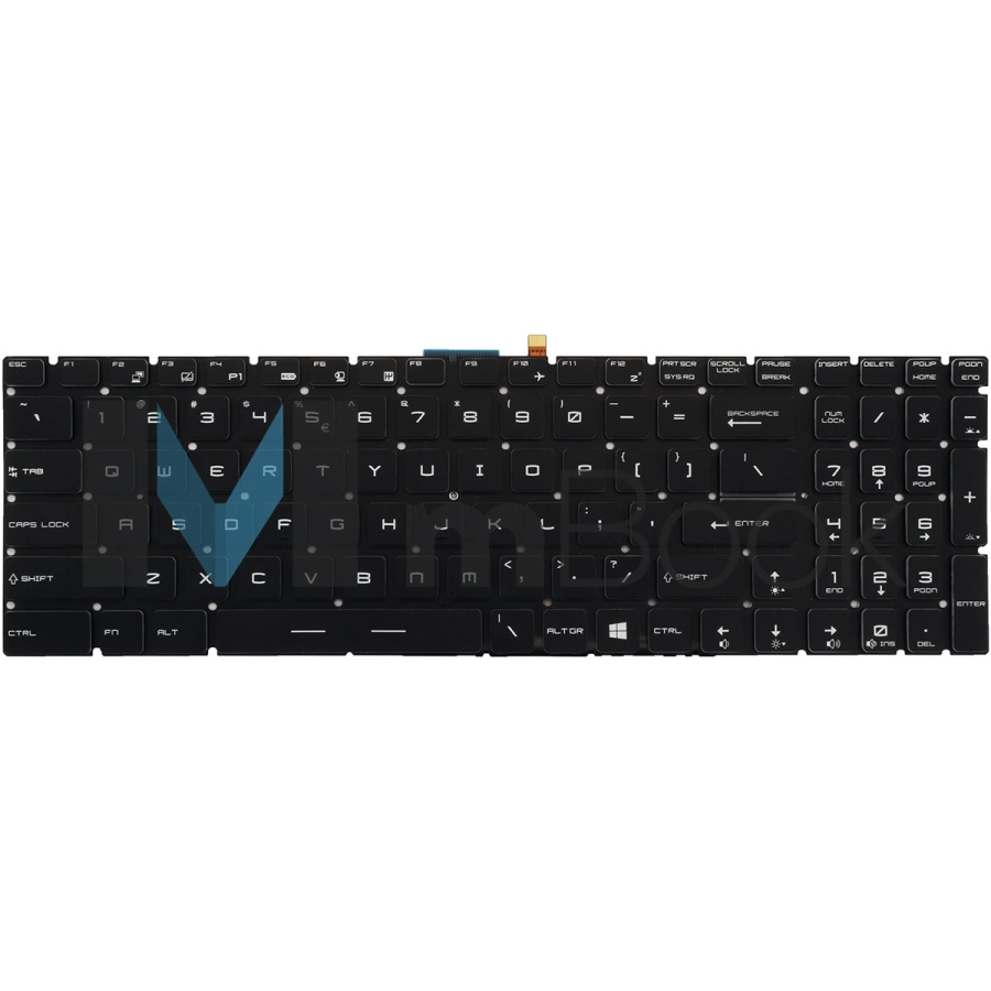 Teclado MSI GE62, GE72 2QD, GE72 2QE