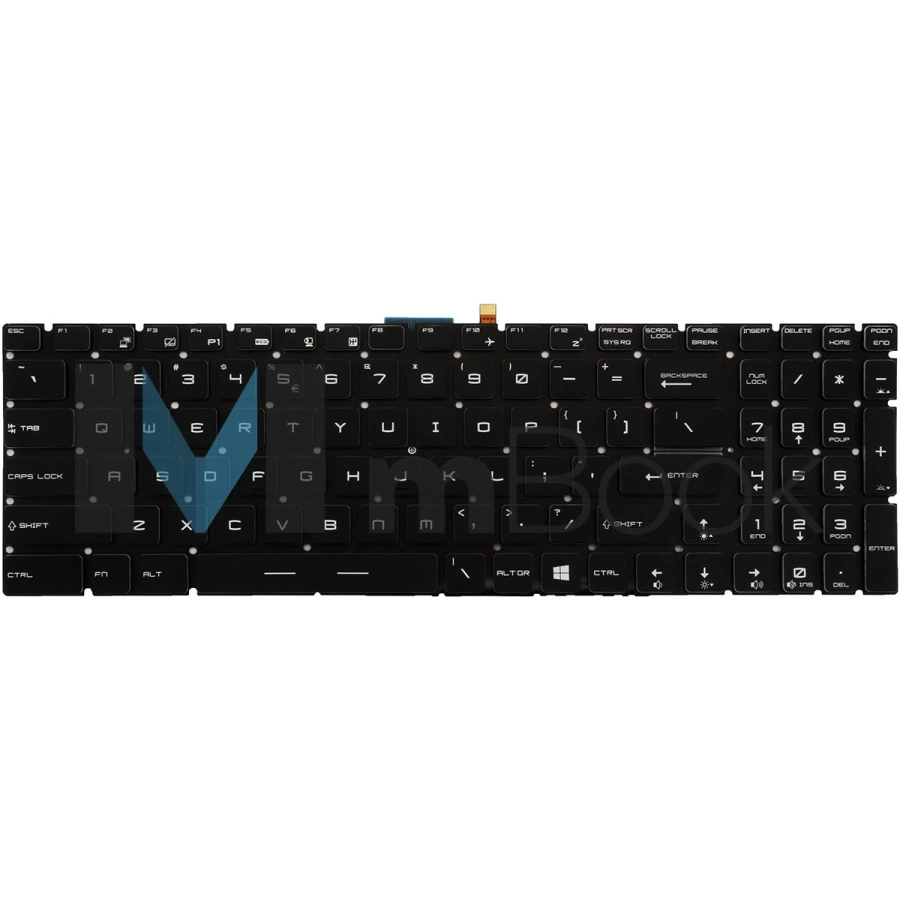 Teclado MSI GE62, GE72 2QD, GE72 2QE
