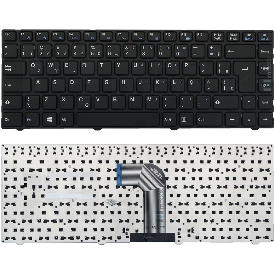 Teclado V021928gr2 82b382-fb6068 Dexbook Space Br Wifi F10