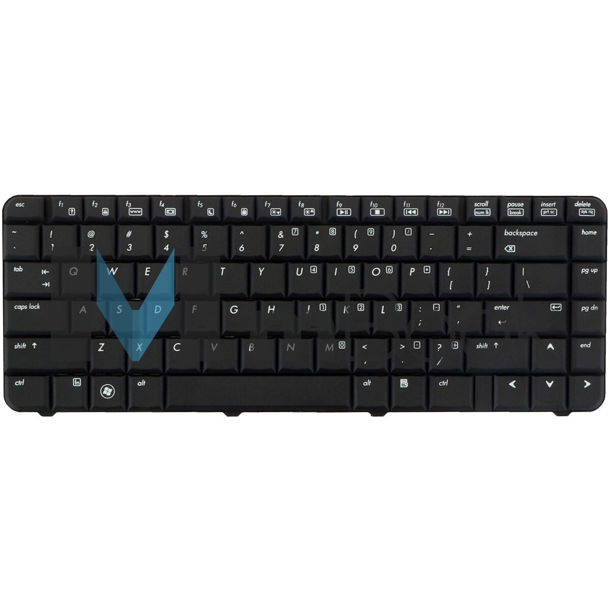 Teclado para HP Compaq 486654-001 Cq50t-100 9jn8682401 Us, 