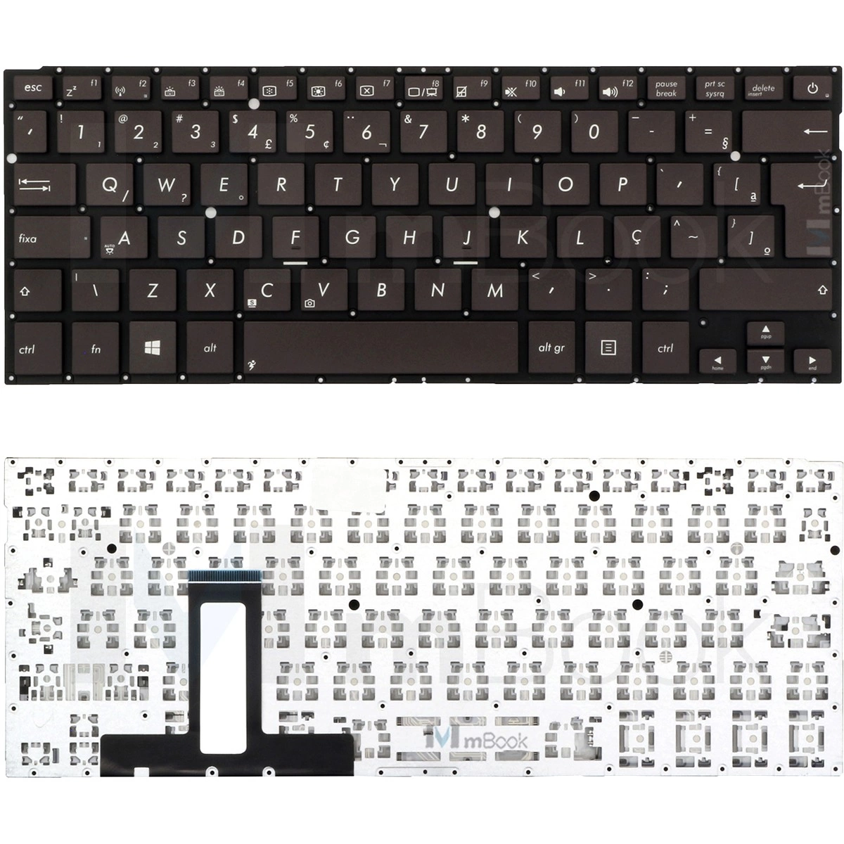 Teclado Asus Zenbook UX31A-DH71 UX32A-XB51 BR Bronze Teclado Asus Zenbook UX31A-DH71 UX32A-XB51 BR Bronze