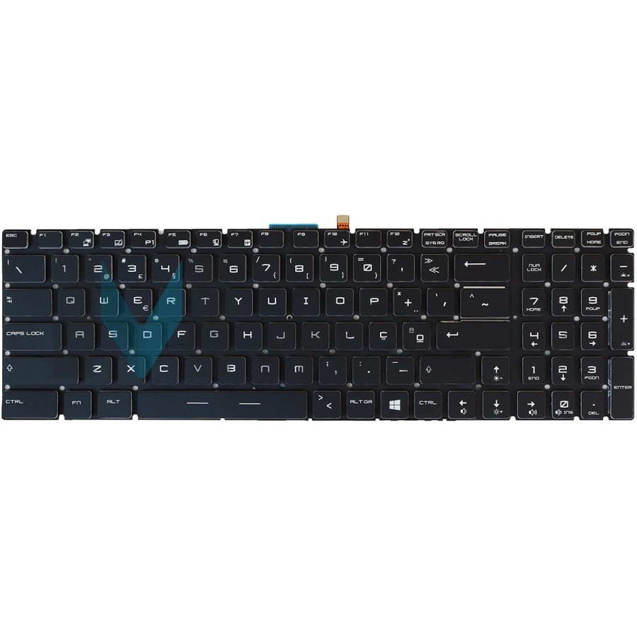 Teclado MSI CR62 6ML CR72 6ML 201908-01a--a01 PO