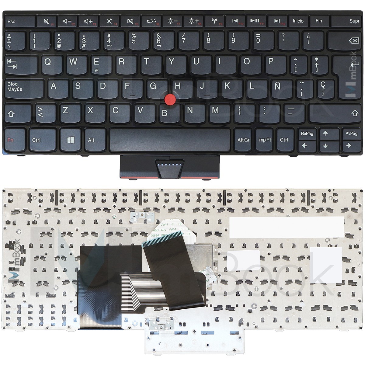 Teclado para Lenovo Edge 0a62140 0a62147 0c44064 Espanha