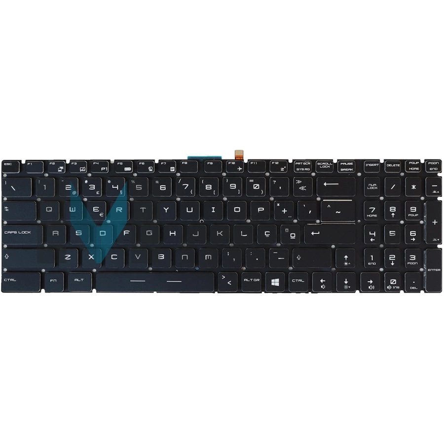 Teclado MSI GP62VR 7RF GP62MVR 7RFX GP72 2QD PO
