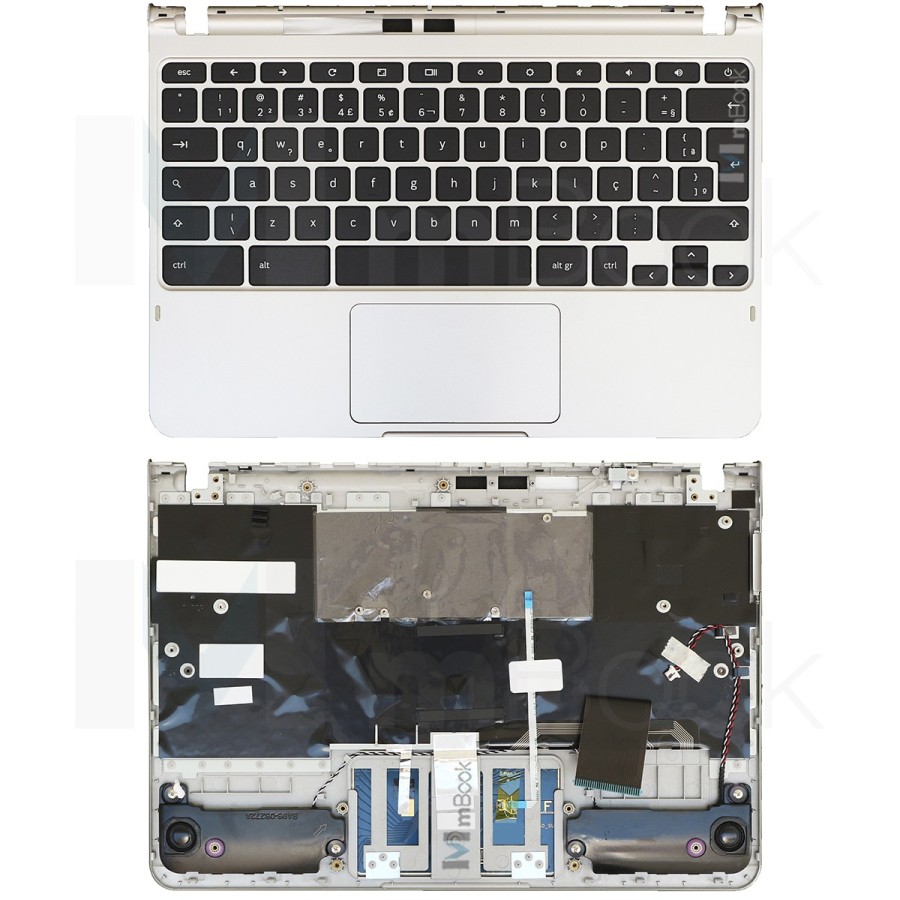 Teclado Palmrest Topcover para Samsung Xe303c12 Ba75-04171p, 