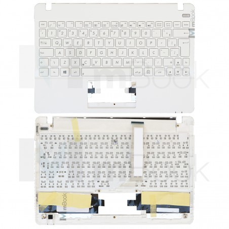 Teclado com restpad Asus Vivobook X102 X102B X102BA Branco