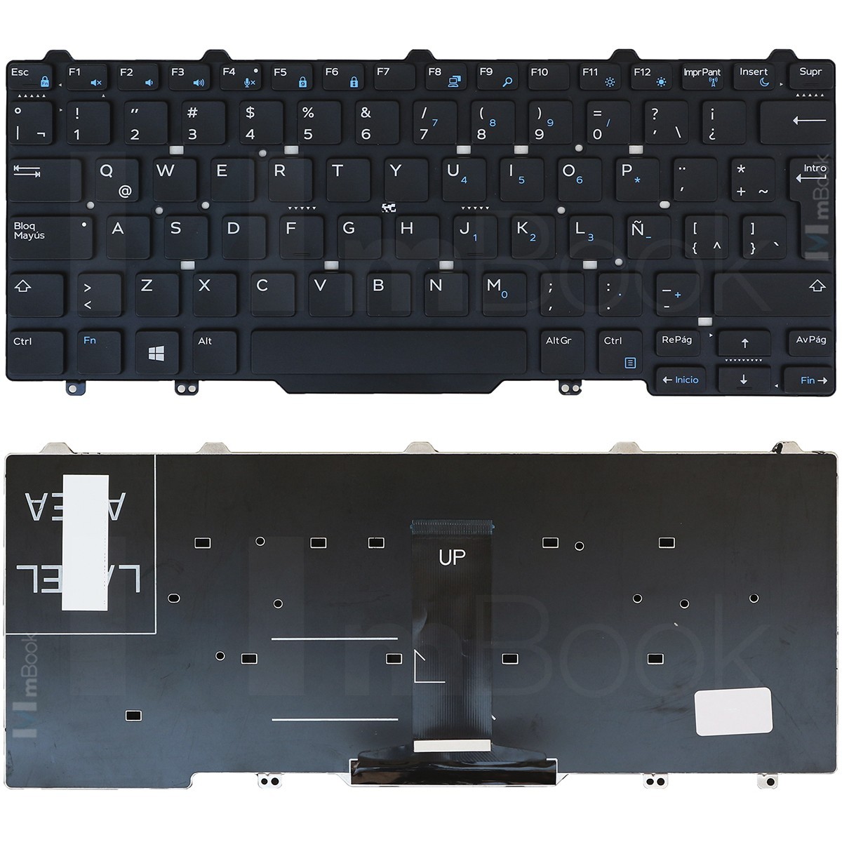 Teclado Dell Latitude 0797ym nsk-lkauw 9z.nb2uw.a1e Espanhol