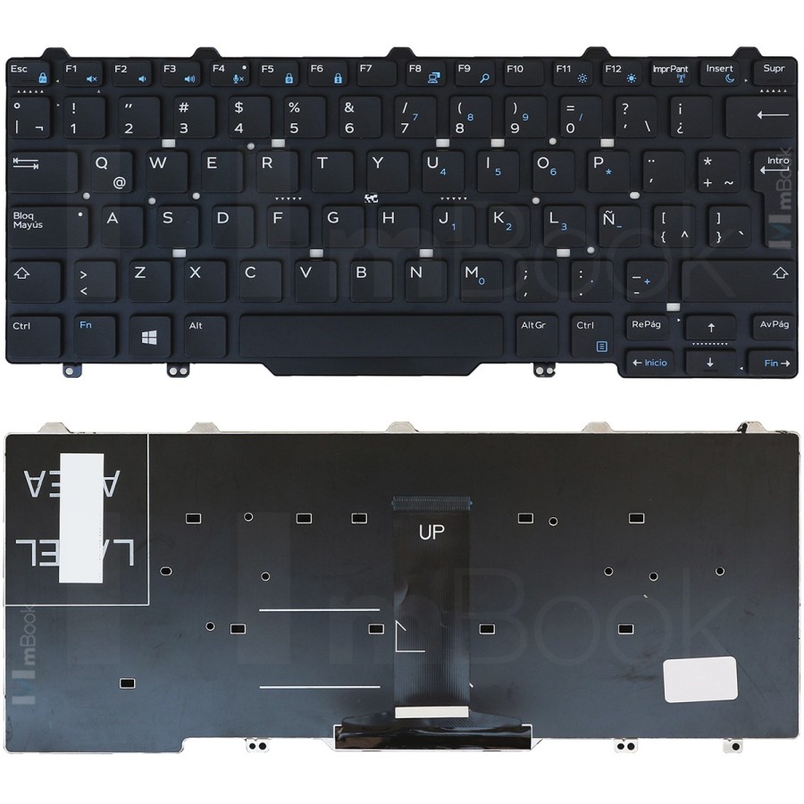 Teclado Dell Latitude 0797ym nsk-lkauw 9z.nb2uw.a1e Espanhol