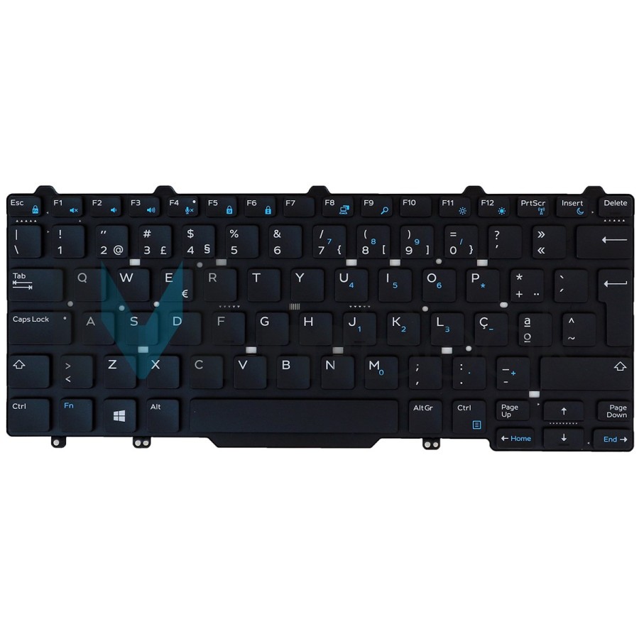 Teclado Dell Latitude 094f68 94f68 Latitude 5490 Layout Po
