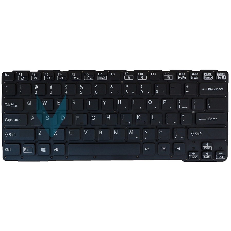 Teclado Sony Sve14a15fb8 Sve14ae13x Preto Us