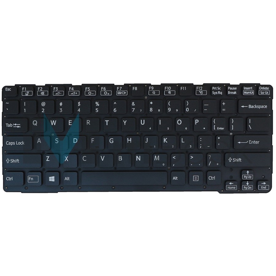 Teclado Sony Sve14a15fbw 9z.n6bbf.t01 Preto Us