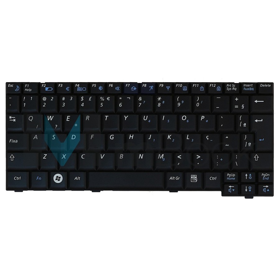 Teclado para Samsung Nc10 Nd10 M138 N140 N140 Nc310 N135 Br, 