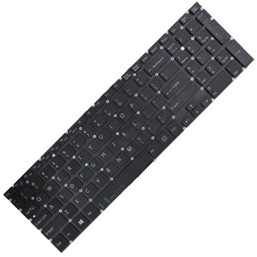 Teclado p/ Sony Vaio Svf1521agxb Svf1521bcxb Us Preto