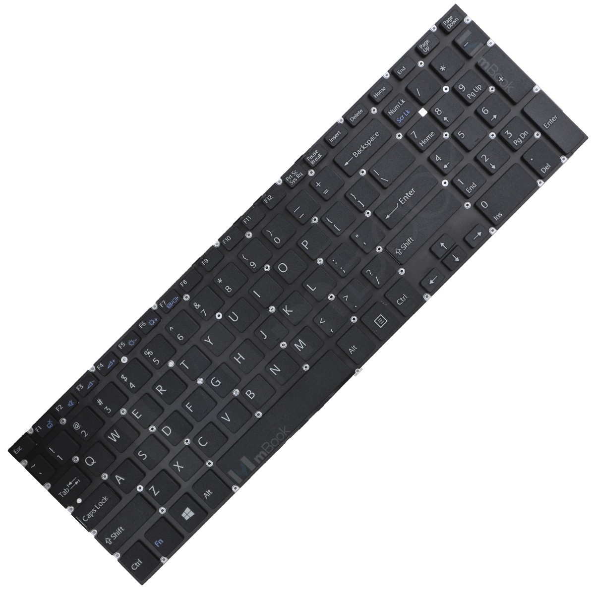 Teclado p/ Sony Vaio Svf1532ccxb Svf1532ccxw Us Preto