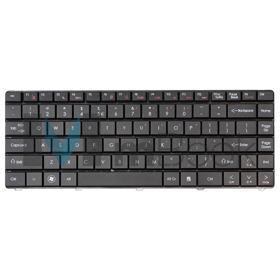 Teclado Note Gateway Nv40 Nv42 Nv44 Nv48 P/n Aez06r00020 Z06