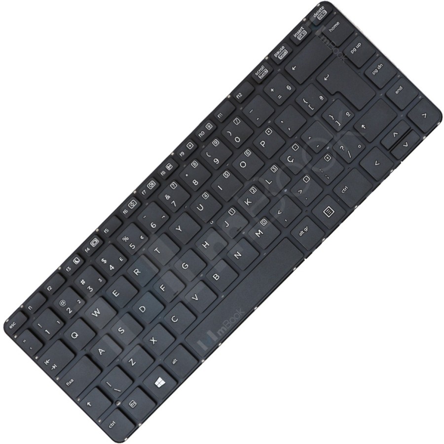 Teclado Para Notebook HP Probook 445 G2 BR Sem moldura Teclado Para Notebook HP Probook 445 G2 BR Sem moldura