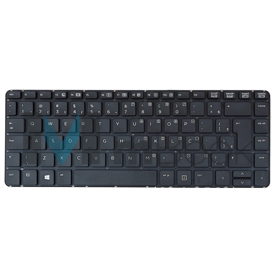 Teclado Para Notebook HP Probook 445 G1 BR Sem moldura Teclado Para Notebook HP Probook 445 G1 BR Sem moldura