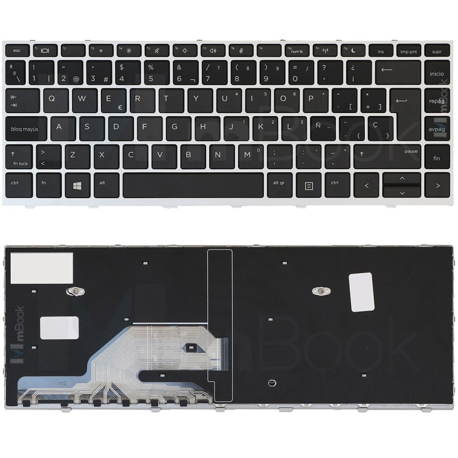 Teclado HP l00736-dh1 9z.neesv.11n nsk-xj1sv Espanhol Teclado HP l00736-dh1 9z.neesv.11n nsk-xj1sv Espanhol