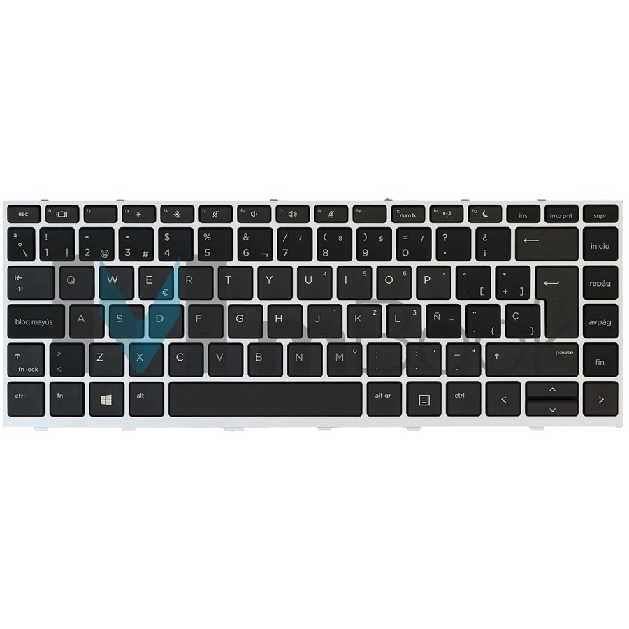 Teclado HP l00736-dh1 9z.neesv.11n nsk-xj1sv Espanhol Teclado HP l00736-dh1 9z.neesv.11n nsk-xj1sv Espanhol