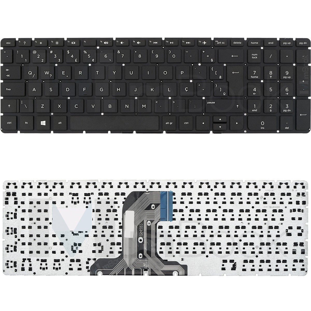 Teclado compatível com HP TPN-C126