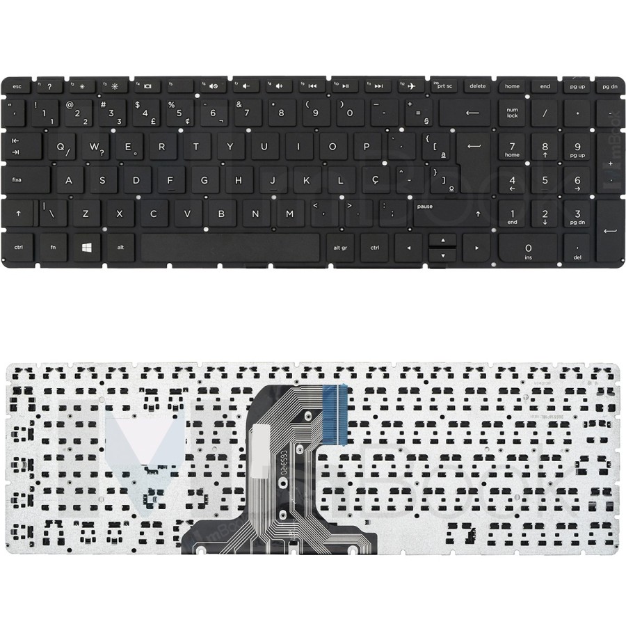 Teclado compatível com HP TPN-C126