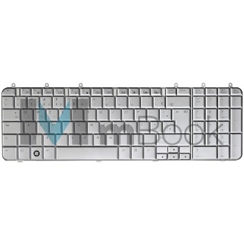 Teclado para HP Dv7-1245ca Dv7-1245dx Dv7-1245ef Prata BR, 