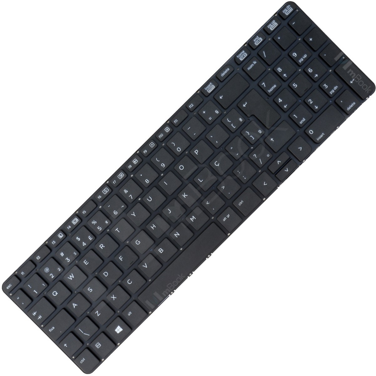 Teclado para HP 450 G0 , 455 G2 BR Sem Moldura, 
