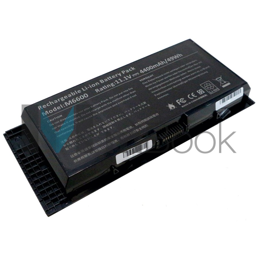 Bateria para Dell M4800 R7PND FV993 4400mAh