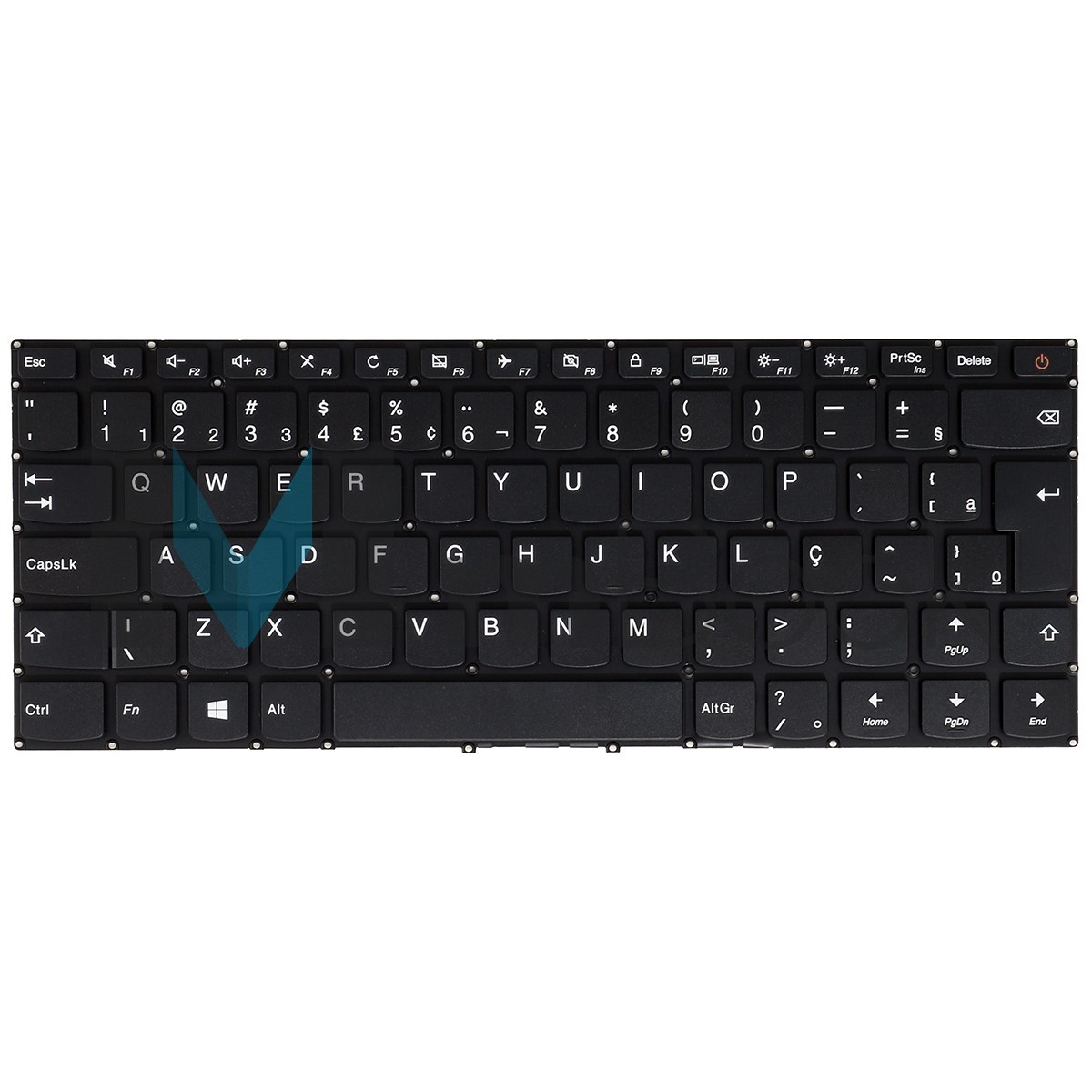 Teclado para Lenovo 510-14ikb Com Botão Power marca mBook, 