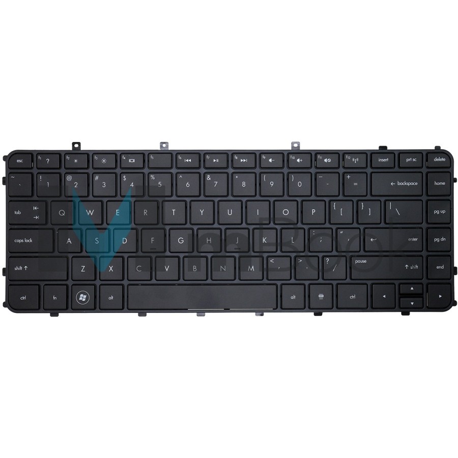Teclado para HP PK130T51B28 Layout US Com Frame, 